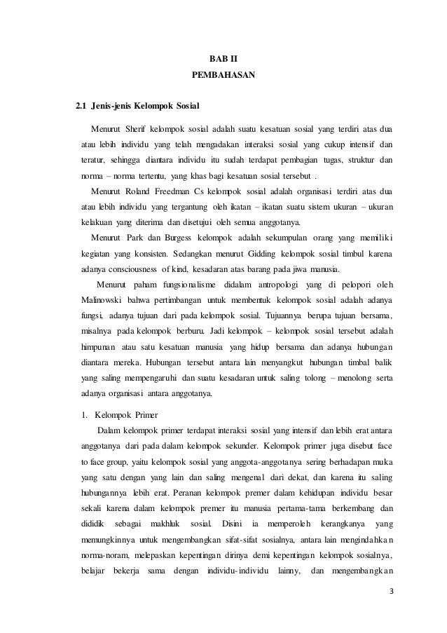 Makalah Kelompok Sosial