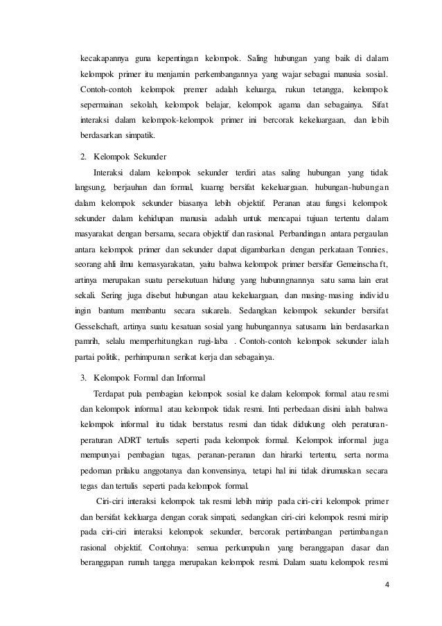 Contoh Makalah Kelompok Sosial Contoh Makalah