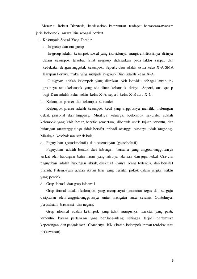 Makalah Kelompok Sosial