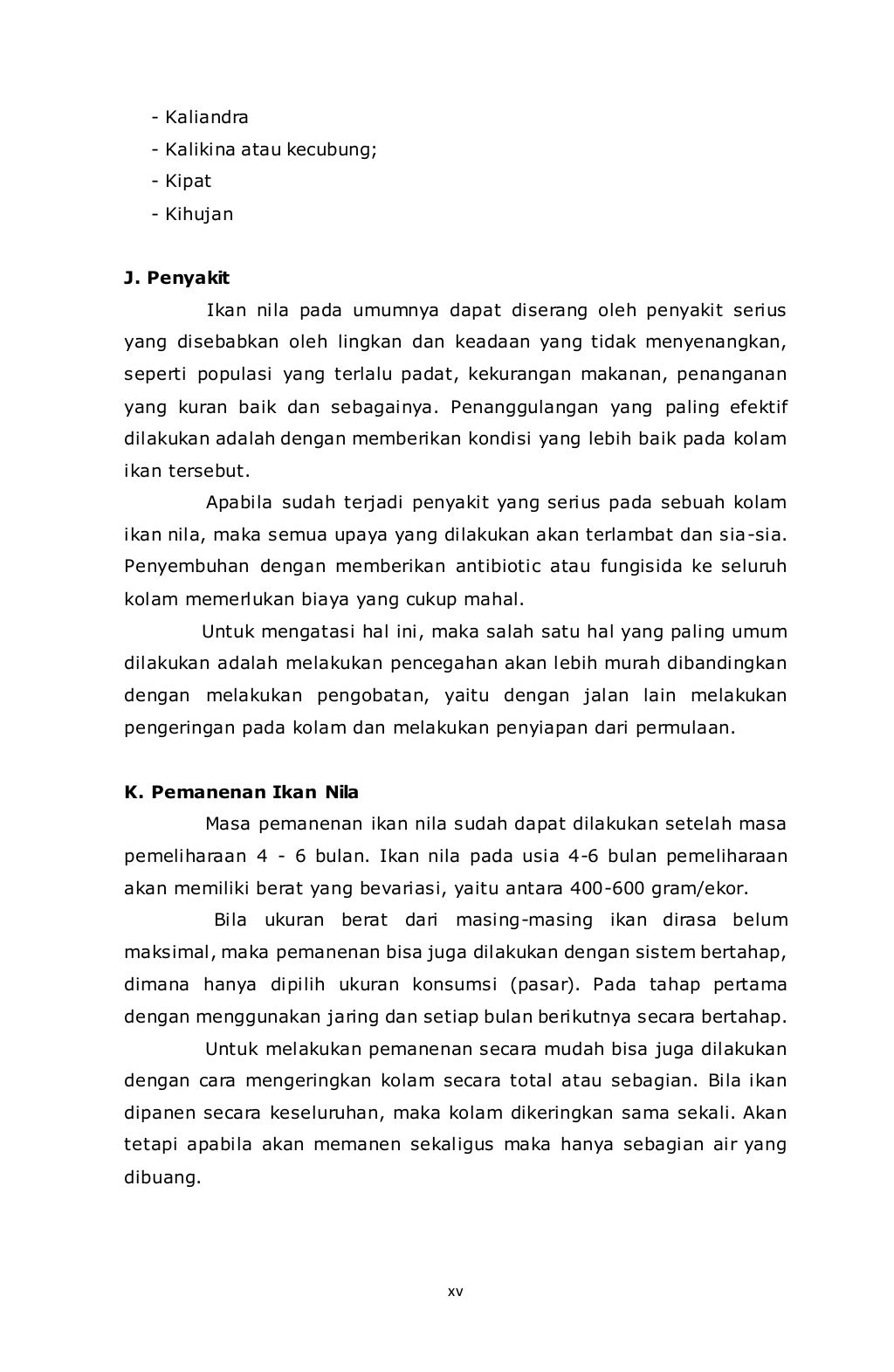 Makalah budidaya ikan nila