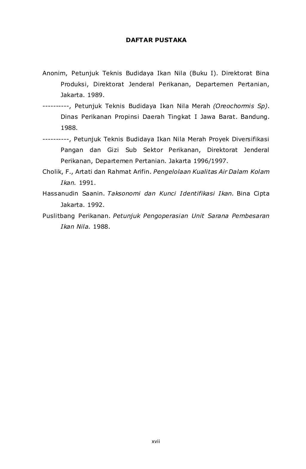 Makalah budidaya ikan nila