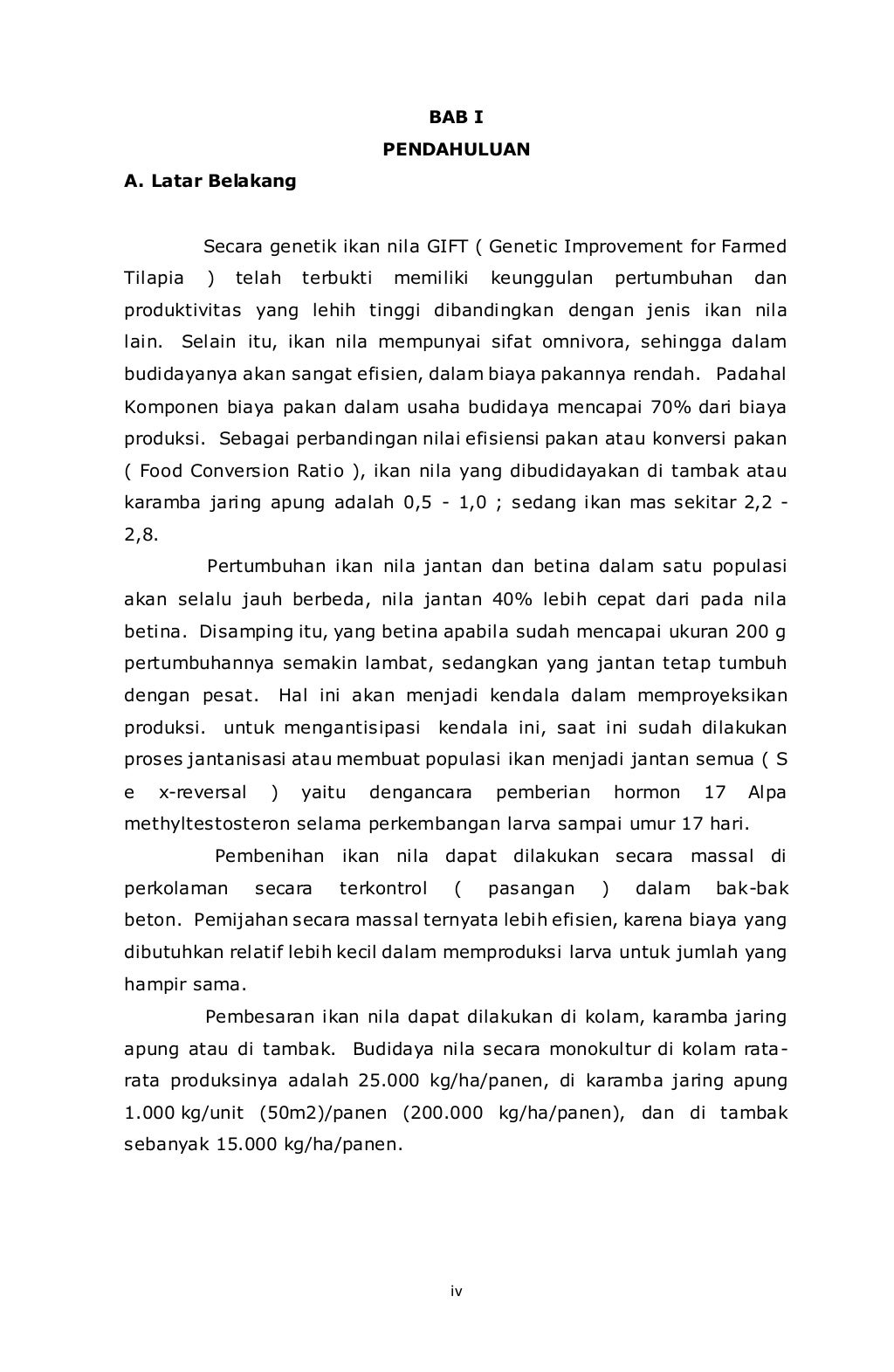 Makalah budidaya ikan nila