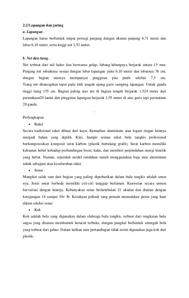 Makalah bulu tangkis 2