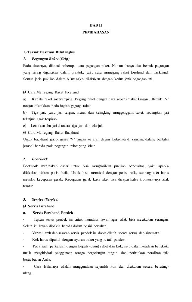 Makalah Bulu Tangkis 3