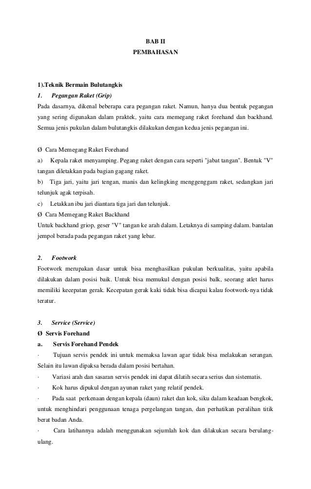 Makalah Bulu Tangkis 3