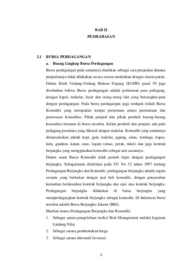 Pasar perdagangan