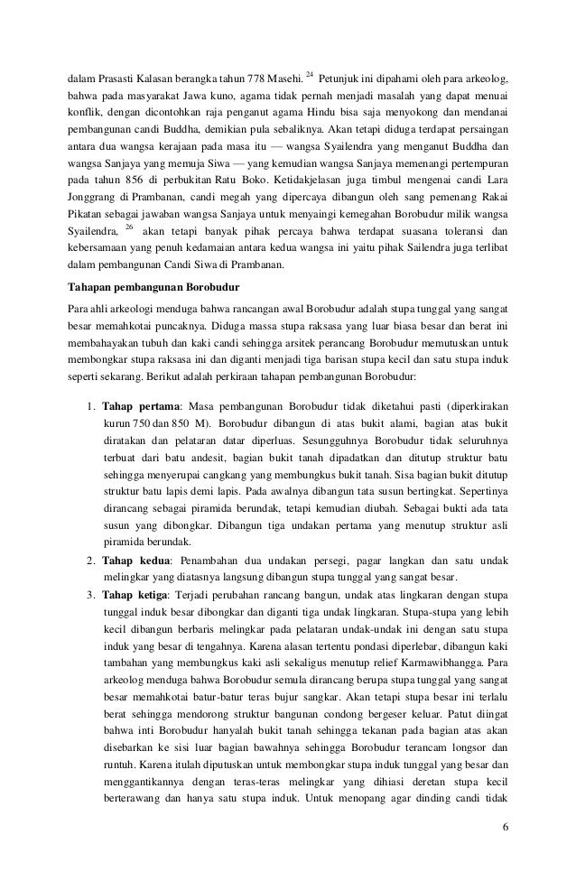 Makalah Candi Borobudur