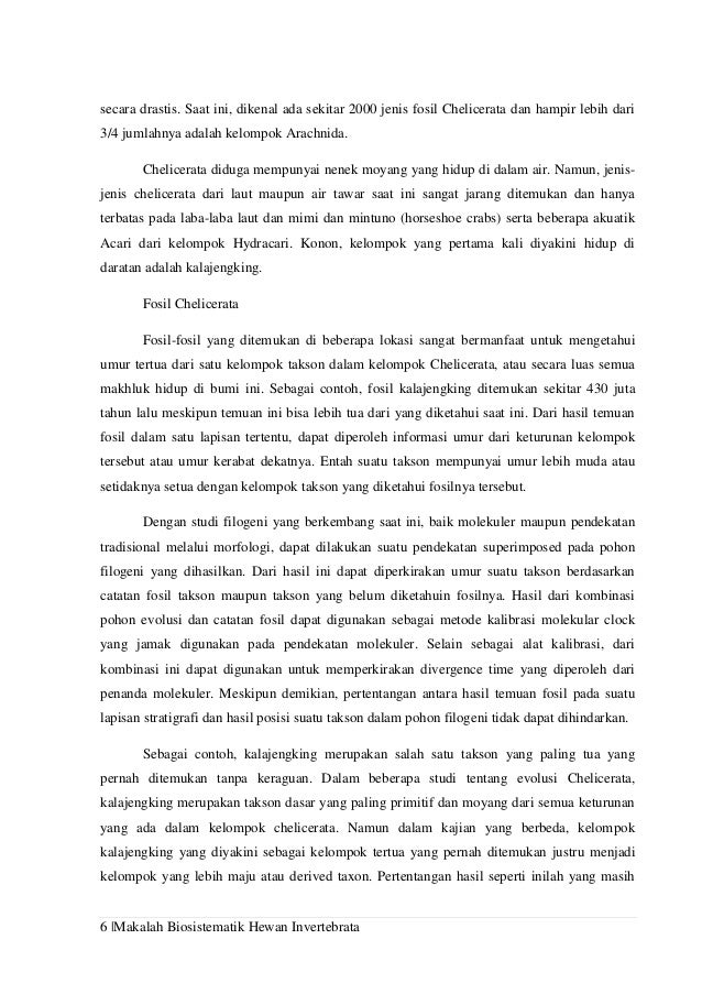 Makalah celicerata Makalah celicerata