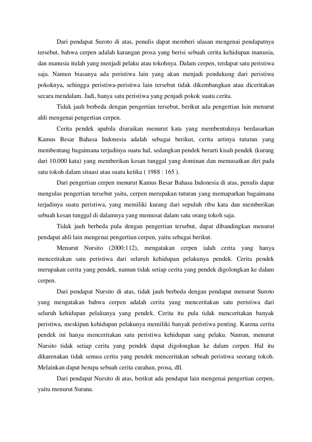 Makalah cerpen