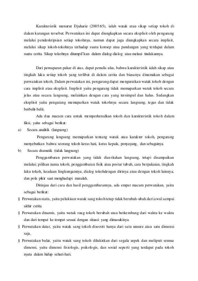 Ciri Ciri Cerpen Menurut Para Ahli Ini Cirinya