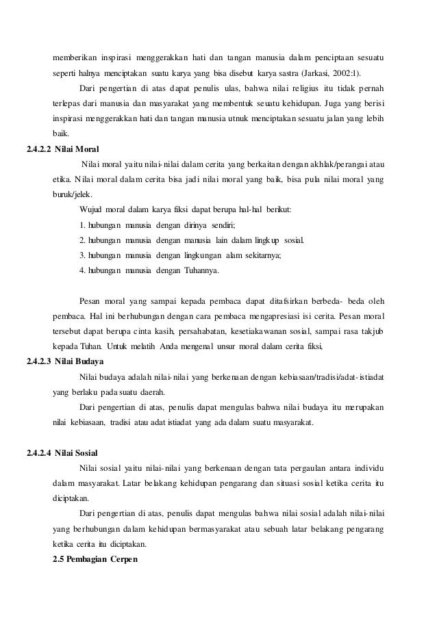 Makalah Cerpen