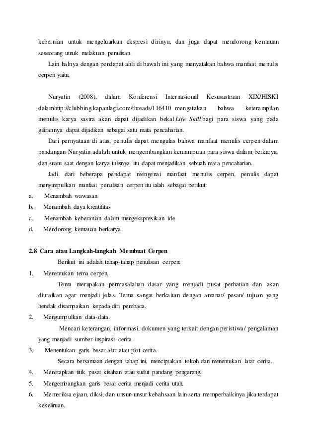 Makalah Cerpen