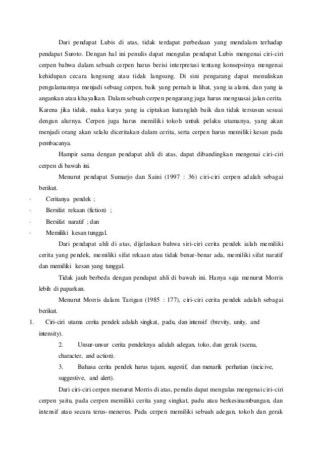 Makalah Cerpen