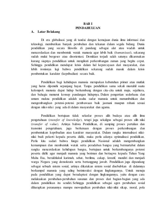Makalah Character Building Makalah Character Building
