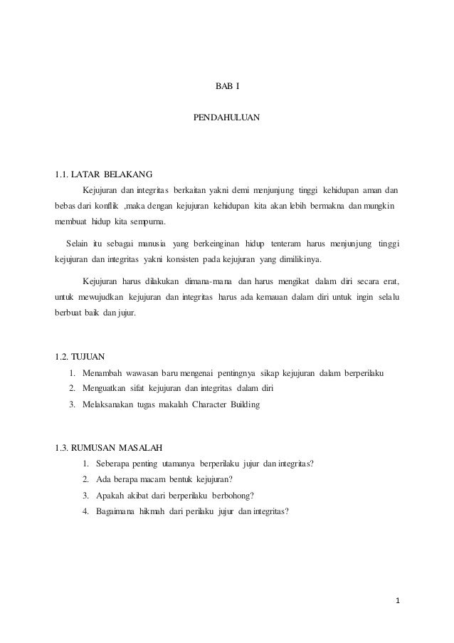 Makalah character building Makalah character building