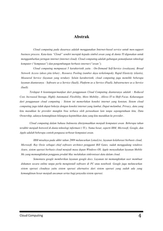 Makalah cloud computing | PDF