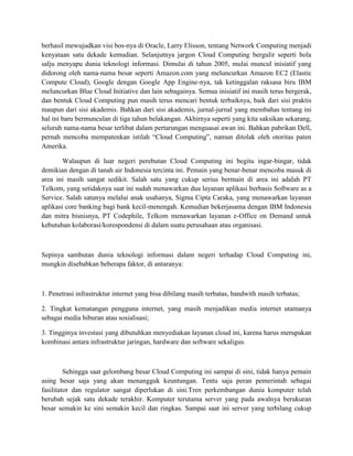 Makalah cloud computing dasar | DOCX
