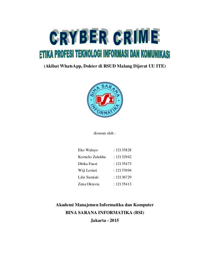 Makalah Cyber Crime V Bahasa Indonesia