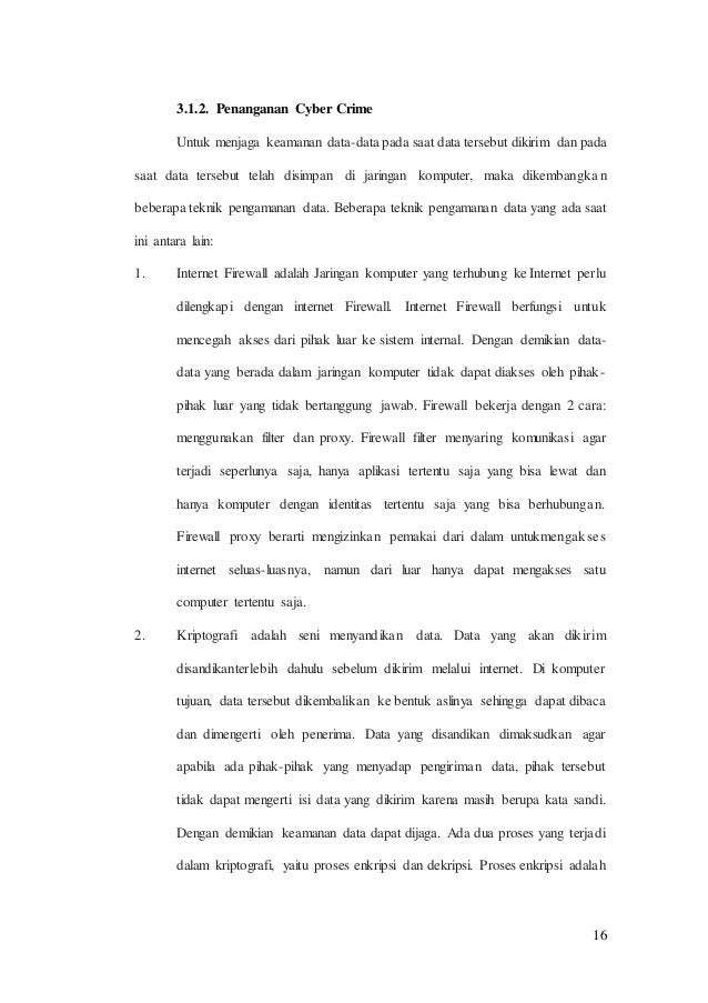 Makalah Cyber Law Cyber Crime