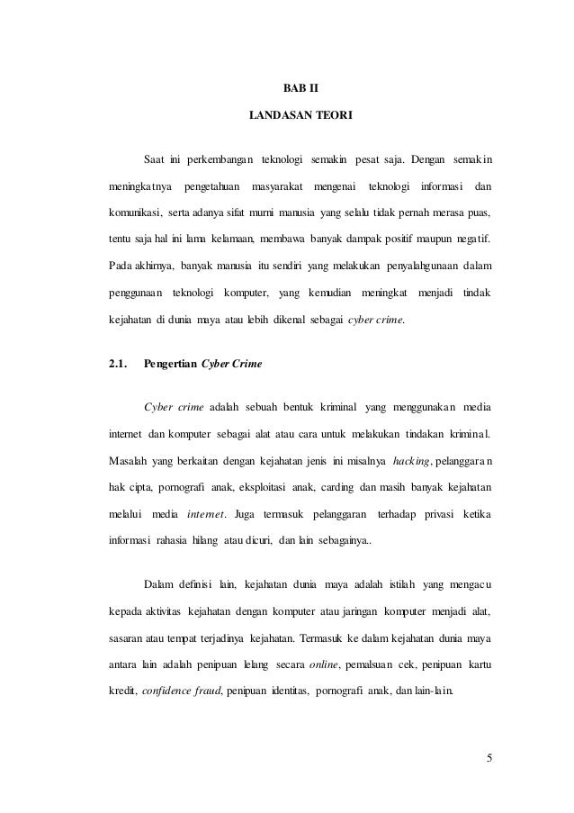 Makalah Cyber Law Cyber Crime