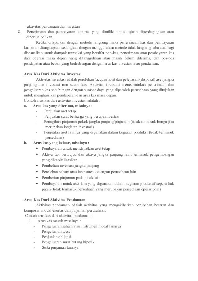 Makalah Tentang Laporan Arus Kas Seputar Laporan