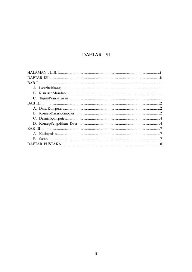 Makalah Dasar Komputer