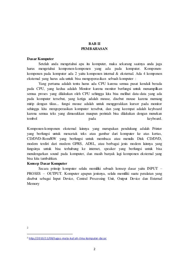 Makalah Dasar Komputer