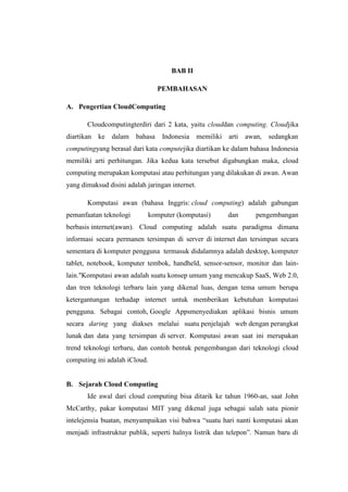 Makalah Cloud Computing | PDF