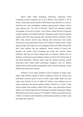 Makalah Cloud Computing | PDF