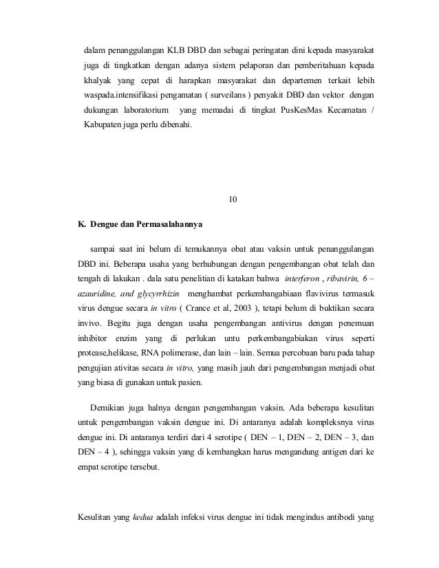 Makalah Demam Berdarah Dengue