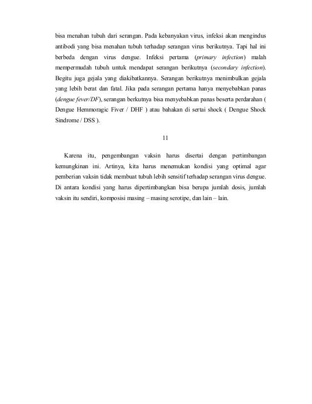 Makalah Demam Berdarah Dengue