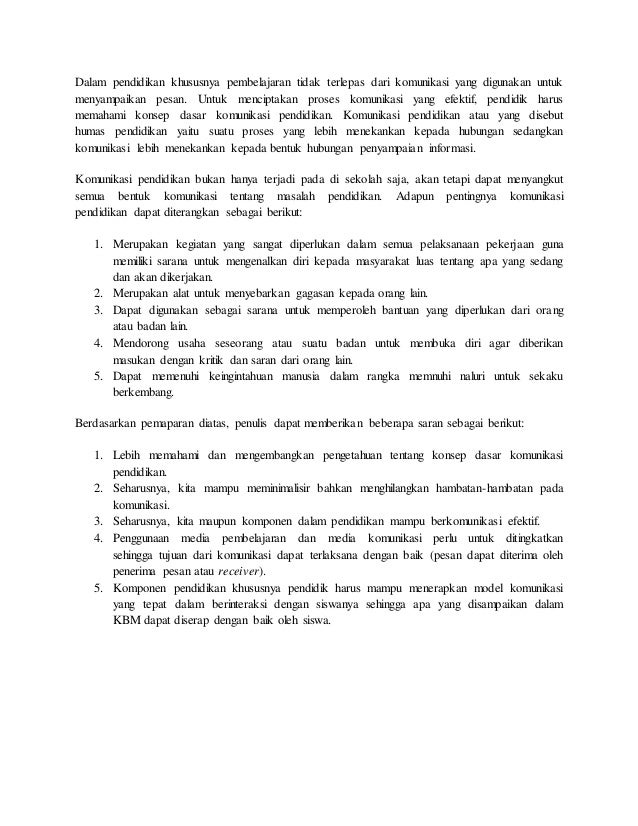 Makalah Komunikasi Dalam Organisasi