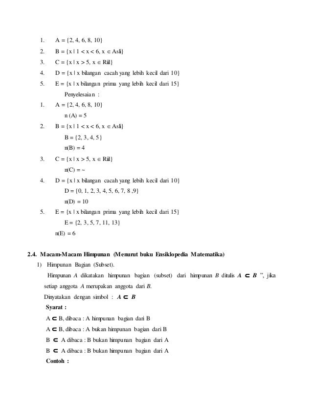 Makalah Dasar-dasar Statistika "Himpunan"