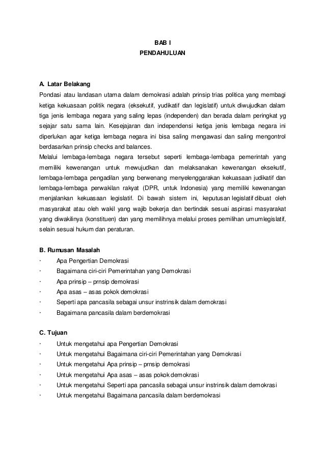 Makalah Demokrasi