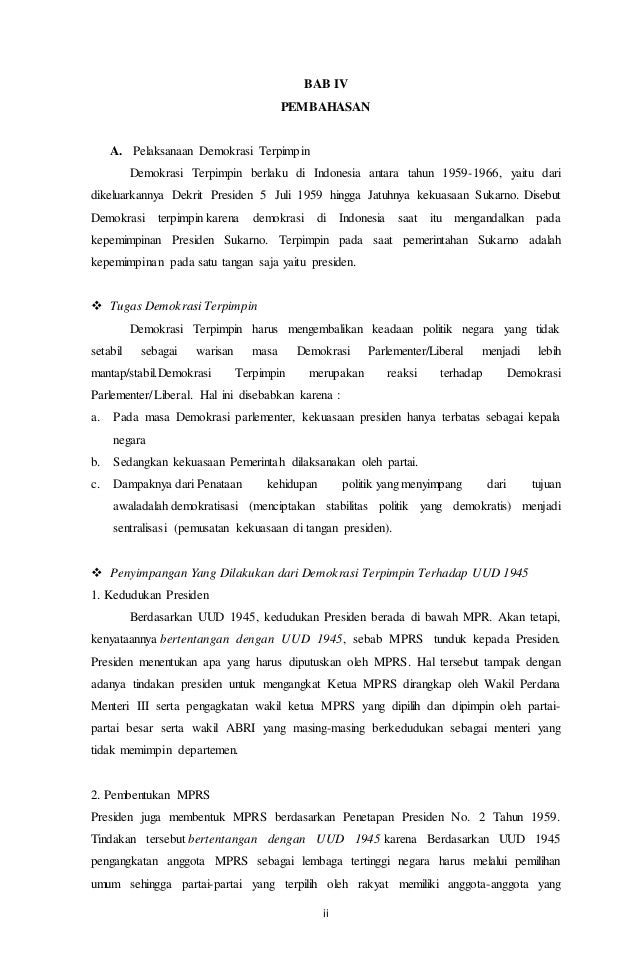 Makalah Demokrasi Terpimpin 2