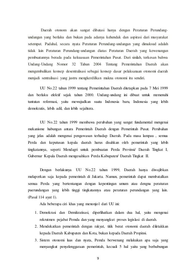 Makalah Desentralisasi Dan Otonomi Daerah Fisip Unmer Malang Makalah Desentralisasi Dan Otonomi Daerah Fisip Unmer Malang