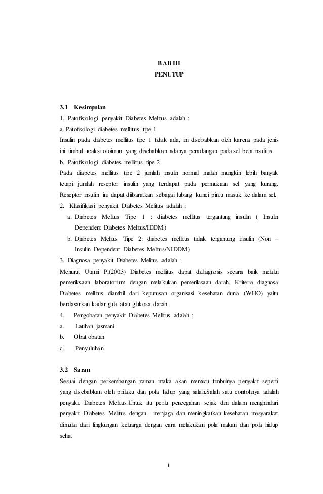 Makalah diabetes melitus Makalah diabetes melitus