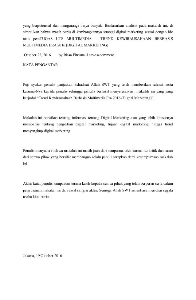 Makalah Digital Marketing