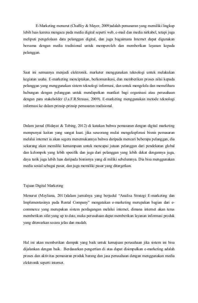 Makalah Digital Marketing
