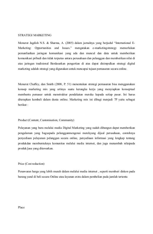 Makalah Digital Marketing
