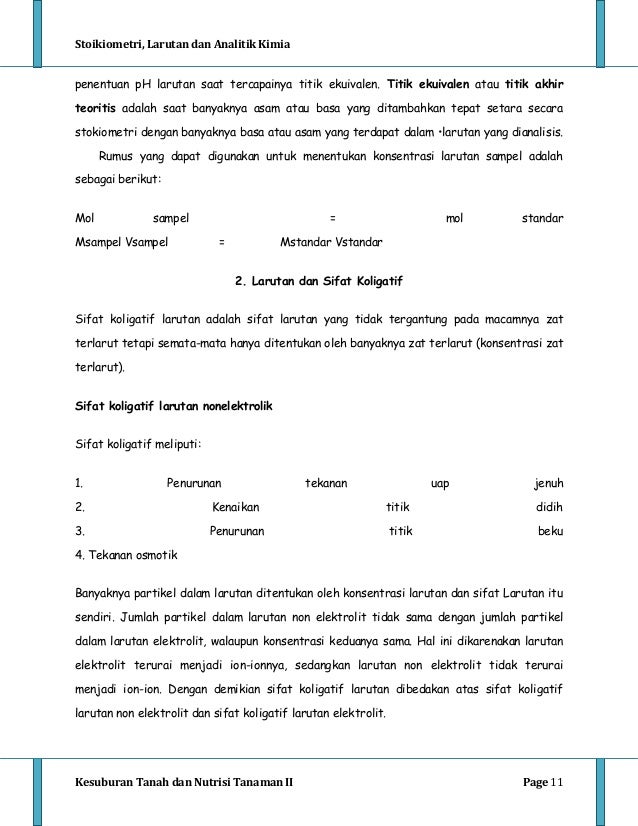 Makalah 10 Makalah Diskusi 2 Kel 3 Stoikiometri Makalah 10 Makalah Diskusi 2 Kel 3 Stoikiometri