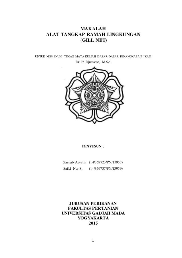 Makalah Dpi Penangkapan Ikaan Dengan Jaring