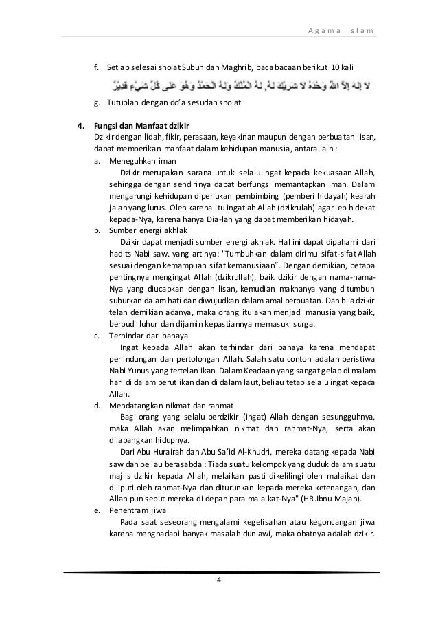 22+ Bacaan Wirid Tasbih Tahmid Takbir Sholawat Istigfar