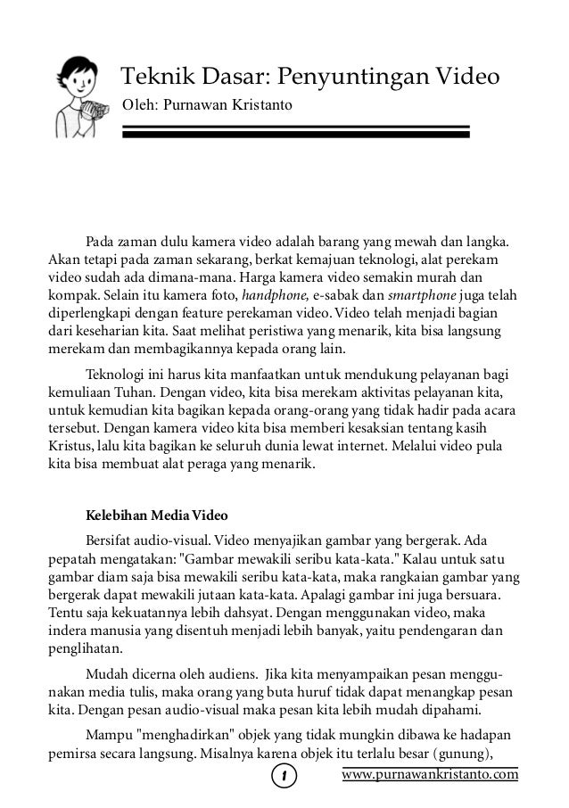 Makalah Editing Video