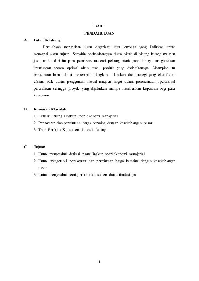 Makalah ekonomi