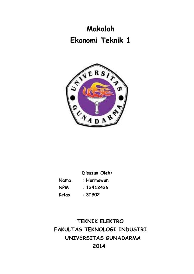 Makalah Ekonomi Teknik 1