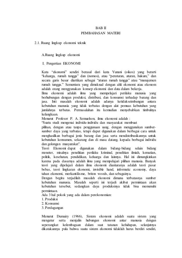 Makalah ekonomi teknik 1