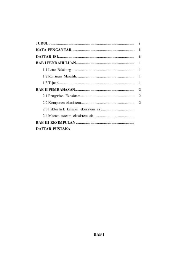 Makalah Ekosistem Laut