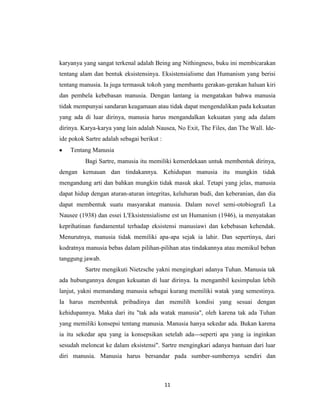 Makalah eksistensialisme | DOCX