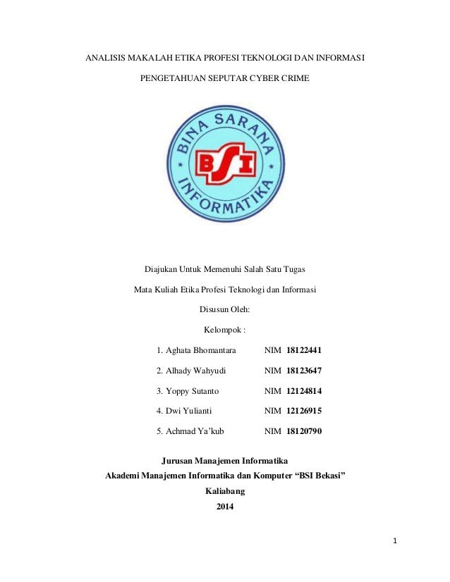 Analisis Makalah Eptik Analisis Makalah Eptik